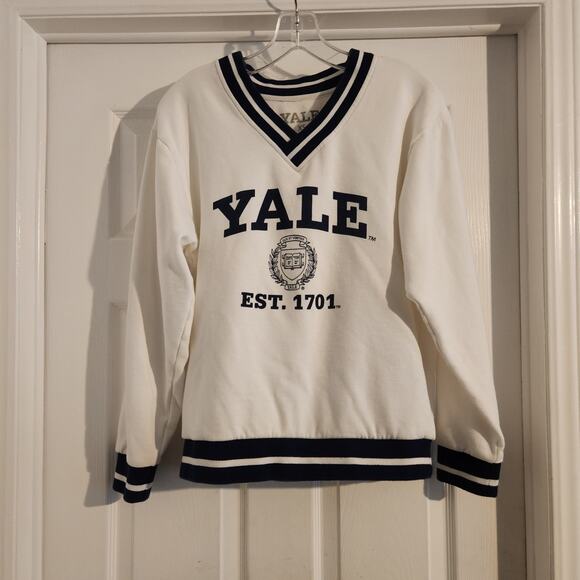 Yale University Sweatshirt XS White - Picture 1 of 4